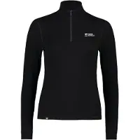 Mons Royale - Women's Cascade Merino Flex 200 1/4 Zip - Merino-ondergoed L, zwart