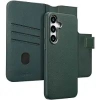 Accezz Leather Bookcase 2-in-1 met MagSafe voor de Samsung Galaxy S25 Plus - Cedar Green