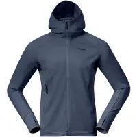 Bergans - Rabot Merino Tech Midlayer Hoodie - Merinohoodie XL, blauw