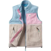 Passenger - Women's Fairbanks Recycled Sherpa Gilet - Fleecebodywarmer L, meerkleurig