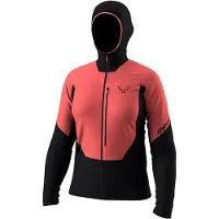 Dynafit - Women's Traverse Insulation Hooded Jacket - Fleecevest S, zwart/rood