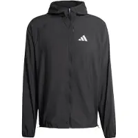 Adidas Trainingsjack 'Adi365 Running Essentials' zwart / wit