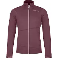 Ortovox - Dames wandel- en bergkleding - Fleece Light Jacket W Chestnut voor Dames van Wol - Maat L - Bordeauxrood