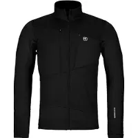 Ortovox - Fleece Grid Jacket M Black Raven voor Heren van Wol - Maat M - Zwart