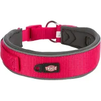 Trixie Halsband Hond - Extra Breed Fuchsia 27-35cm - Reflecterende Polyester Half-Slip