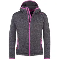 TROLLKIDS - Girl's Jondalen Jacket XT - Fleecevest 110, grijs