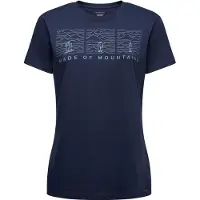 La Sportiva Made Of Mountain T-shirt Met Korte Mouwen Blauw S Vrouw