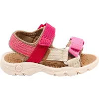 Bisgaard Open schoenen 'Nico' crème / framboos / lichtroze / donkerroze