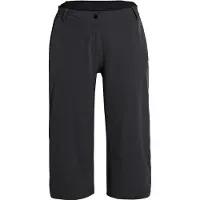 Vaude - Women's Tamaro Base Capri Pants - Fietsbroek 42, zwart