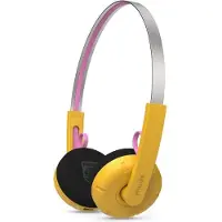 Philips TAMS1YL/00 De Ringo Duo - Draadloze On-Ear Koptelefoon - Bluetooth 6.0 - Tot 26 Uur Batterijduur - USB-C Audio - 40 mm Drivers - Multipoint - Verwisselbare Oorkussens - Geel