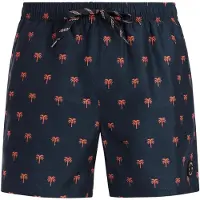 Protest Zwemshorts 'Mascot' navy / watermeloen rood / wit