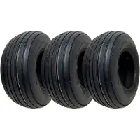 Parnells 15x6.00-6 Multi Rib Grasmaaierbanden 6ply Hooi Bob Hooi Turner Hark (Set van 3)
