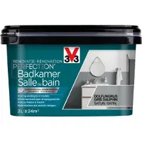 V33 Badkamerverf Renovation Perfection Dolfijngrijs Zijdeglans 2l