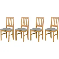 LeafDesign ESSZIMMERSTUHL - Set van 4 stoelen, model Bos 4, beuken, hygge-stijl, artikelnummer 11