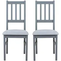 LeafDesign ESSZIMMERSTUHL - Set van 2 stoelen, model Bos 4, kleur grafiet, stijl "hygge", artikelnummer 91