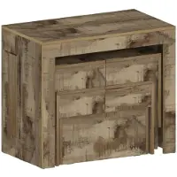 Dmora Auditore - set Tafel en Stoelen, Esdoornbruin, 12 Personen Italy