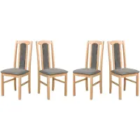 LeafDesign ESSZIMMERSTUHL - Set van 4 stoelen, model Bos, voor 7 personen, en model aston, voor 6 personen