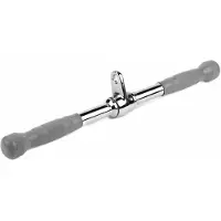 Lifemaxx Triceps Straight Bar PU Grip - Grijs