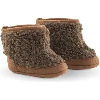 Corolle poppenlaarsjes schapenvacht-look bruin 36cm poppen accessoire.
