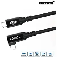 Microconnect USB3.2CC005-A, 0,5 meter, USB-C, USB-C, USB 3.2 Gen 2x2, zwart