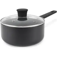 Russell Hobbs Stalen pan 20cm - met deksel - anti-aanbak Sauspan