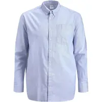 Jack & Jones Oxford Plus Size Overhemd Met Lange Mouwen