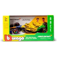 Bburago F1 Mclaren Mcl38 2024 Monaco Gp Senna Livery 30 Jaar - Formule 1 - Lando Norris 4 - Schaal 1:43 12 Cm - 18-38214-N