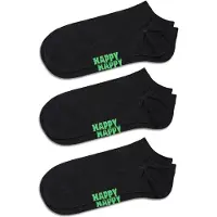 Happy socks Sokken neongroen / zwart