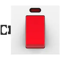 Livolo | Wit | 1 | Module | Aan/Uit | Dubbelpolige schakelaar | 16A -