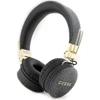 GUESS Pu Leather 4g Metal Logo Draadloze Koptelefoon