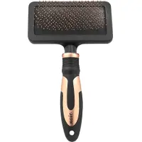 Ebi Noir Soft Slicker Bürste M Inox