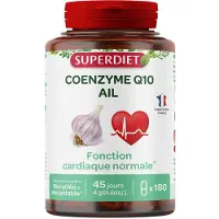 SuperDiet Co-enzym Q10 Knoflook 180 Capsules