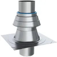 Burgerhout Pp Schoorsteenkap + Beluchting 130 + Rvs