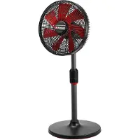 Einhell draadloze accuvoeding ventilator zwart rood 18V li-ion