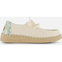HeyDude Instapper Women Wendy Espadrille Hibiscus Egret / Multi-Schoenmaat 37