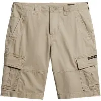 Superdry Heren Cargo shorts van biologisch katoen Core (28), Beige, Casual, Duurzaam M7110300A