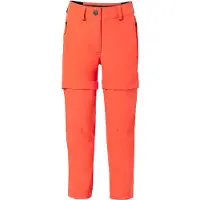 Vaude - Kid's Zip Off Pants Slim Fit - Afritsbroek 110/116, rood