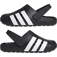 Adidas Clogs 'Adilette 2.0' zwart / wit