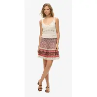 Superdry Rok pink / rood / zwart / wit