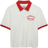 Superdry Shirt 'Heritage' crème / rood