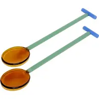 Hubsch - Crave Salad Servers - Multicolour - 7x1xh28cm