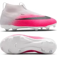 Nike Mercurial Superfly 11 Academy Gras / Kunstgras Voetbalschoenen (MG) Kids Felroze Wit Zwart