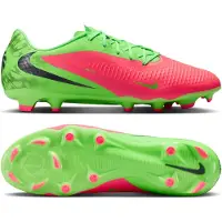 Nike Phantom 6 Low Haaland Academy Gras / Kunstgras Voetbalschoenen (MG) Felgroen Rood Zwart