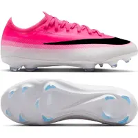 Nike Mercurial Vapor 17 Pro Gras Voetbalschoenen (FG) Kids Felroze Wit Zwart