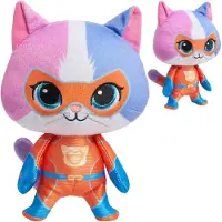 Just Play Disney Junior SuperKitties Kleine Pluche Knuffeldier, Buddy, Kat, Speelgoed voor Kinderen vanaf 2 Jaar