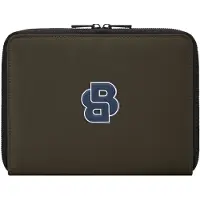 BOSS Zipped folder with varsity-style logo patch
