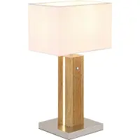 Globo Houten schemerlamp Forest met kap