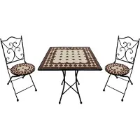 Axi Camilla Mozaïek Bistroset Rood/Wit
