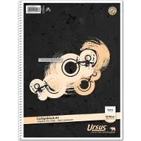Ursus Style Collegeblok A4 Gelinieerd Spiraal gebonden Geperforeerd 160 Pagina's 80 Vellen