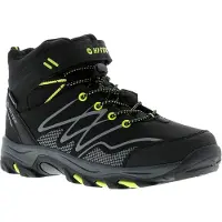 Hi-tec blackout waterdichte wandelschoenen voor jongens zwart